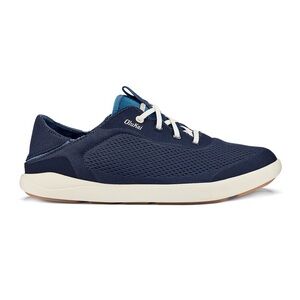OluKai Men's Moku Pae slip on boat shoes casual sneakers in navy blue size 11.5